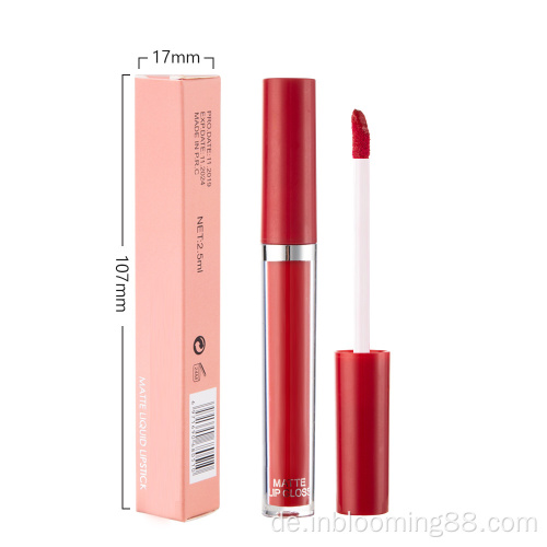 Großhandel Make -up Matte Pink Private Lip Gloss